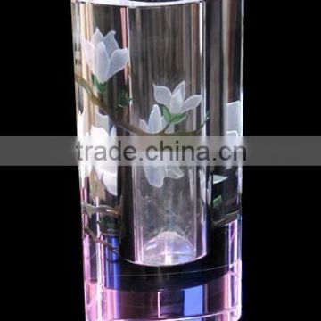 Top quality crystal flower vase, crystal wedding centerpiece vase, crystal vase CV-1061