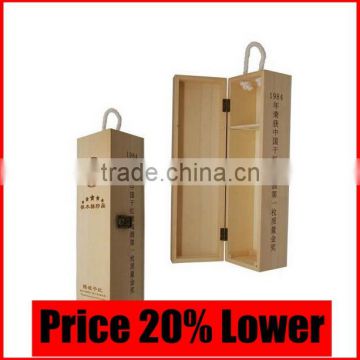 Wooden Wine Bottle Packaging Box, Custom Made Special Effects Printing Packaging Box Manufacturer