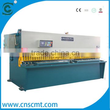 SCMT Best selling 4X3200mm hydraulic swing beam steel plate shearing machine with low cost