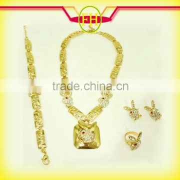 FH-T348 Atractive imitation jewelry set