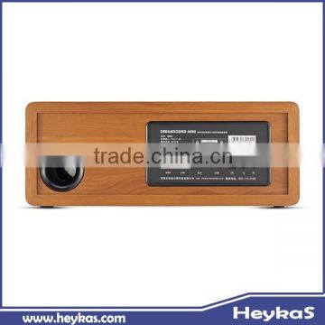 Wireless multi-function wooden HiFi Stereo DlAN WiFi airplay speaker