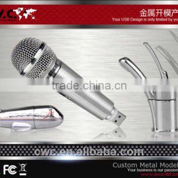 Wholesale ShenZhen factory Popular custom metal skull USB stick according to custom sample shape with 4GB/8GB/16GB CE/FCC/ROHS