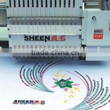dual sequin embroidery machine