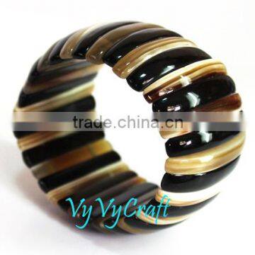 Buffalo horn jewelry, horn bangle, horn bracelet VVB-208