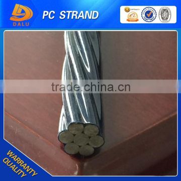 Post-tensioning Used 12.7mm 15.24mm Epoxy Coated PC Strand Factory
