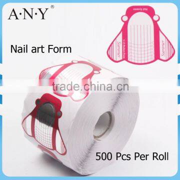 ANY New 2015 Acrylic Nails Dual System Forms Extension Manufacturer Paper Nail Art Form
