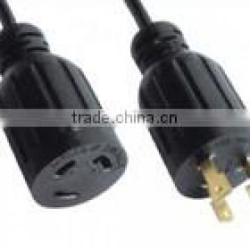 NEMA 6-30P heavy duty solid style electrical plug power cord