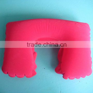 light pink china manufacture inflatable travel pillow,advertising inflatable neck pillow