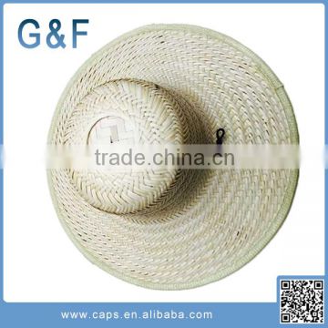 Fashion Custom Visor Bamboo Weaving Cap