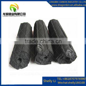 Grade one quality cooking fuel application cylinder shape bamboo charcoal briquette