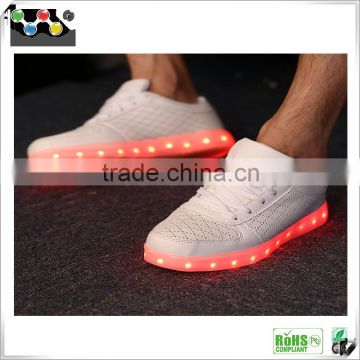 2016 Popular LED sports shoes for Men/Women, Light USB charger led shoes for adult. Uniex Novelty Led sneaker shoes for dancing!