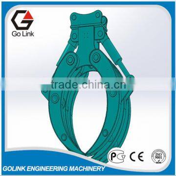 double cylinder wood grabber/bucket/crane for excavator