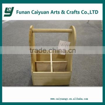 Partition and hot sell wooden wine box