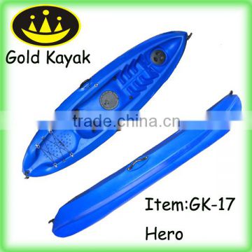 wholesale cheap small kayak with four flush rod holder