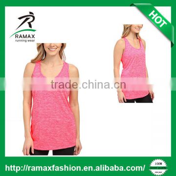 Ramax Custom Women 100% Polyester Sports Running Fitness Tank Tops