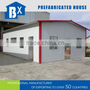 steel structure designed prefabricated shops in good quality