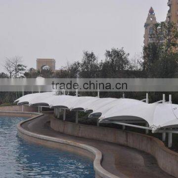 PVDF tensile fabric architecture membrane structure for Walkway cover