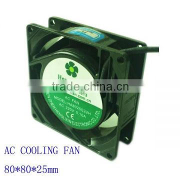 Hottest sell AC cooling fan 80x80x25mm 220v ac mini fan 220v