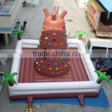 palm tree Inflatable climbing wall