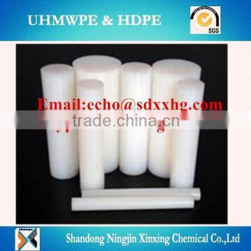 uhmwpe rod professional manufacturer/plastic rod 5mm/HDPE plastic bars uhmwpe rod