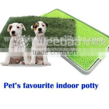 doggy potty indoor Economical Dog Litter Box and Grass Patch that Will Train Your Puppy fixed the point of popo and pipi-XL