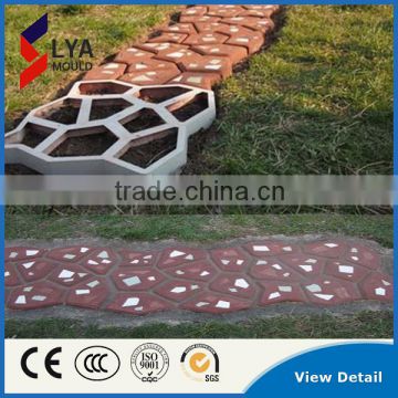 2016 China DIY Concrete Stone mold Plastic Path Maker Mold Manually Pavement Cement Brick Stone Road Auxiliary Tools