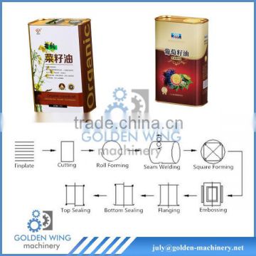 Square Tin Can Packaging Machine Line/Square Can Making Machine