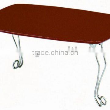 Portable steel folding laptop table