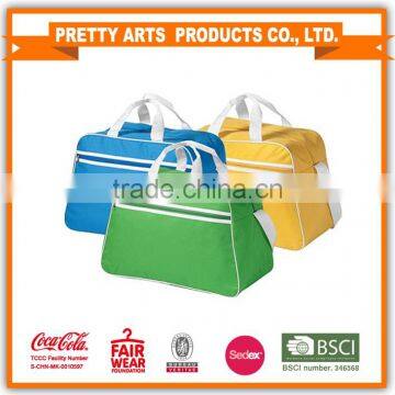 BSCI,Sedex 2016 travel sport bag 420D 600D polyester nylon customized colorful bag