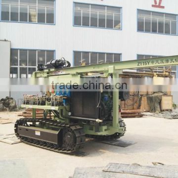 hydraulic borehole drilling rig /down the hole drilling equipment with dust collector CTQ-Z115Y