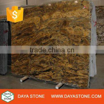 Brazil Hurricane Gold Granite slabs