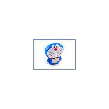 Smart Cellphone Silver Dual USB Cartoon Doraemon Power Bank / Pack