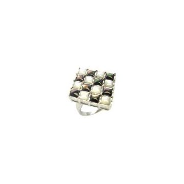 925 silver seashell ring jewelry