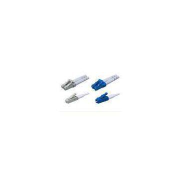 LC Single Mode Or Multi Mode LC Fiber Optic Connector UL-rated Plastic Housing And Boot