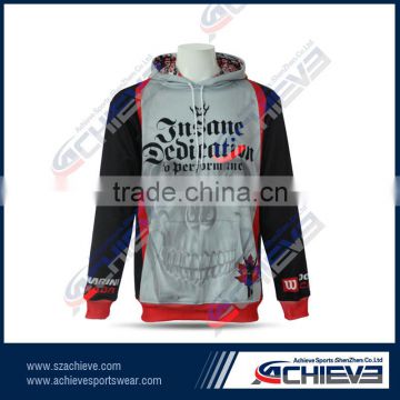 Custom sublimation multi color 3d printing hoodies /sweatshirts