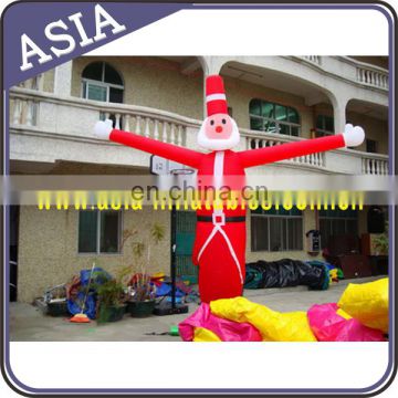 Christmas Santa Claus air dancer with one leg for promoation