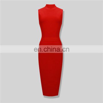 High Quality Sleeveless Wholesale shade Red evening Dresses