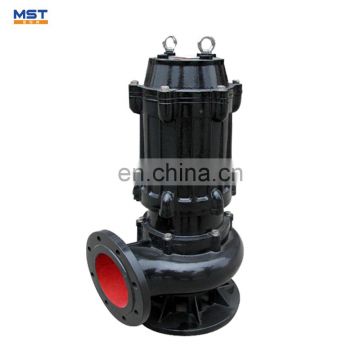 Solids handling centrifugal submersible pump
