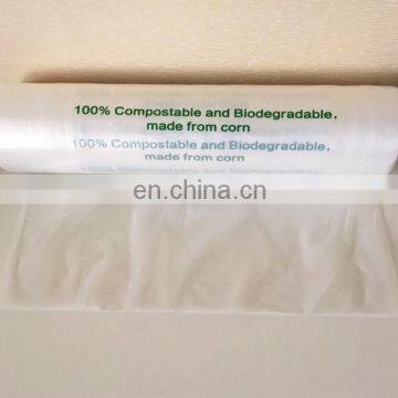 Ok Compost PLA Based Compostable Vegetable Fruit Plastic Bag on Roll
