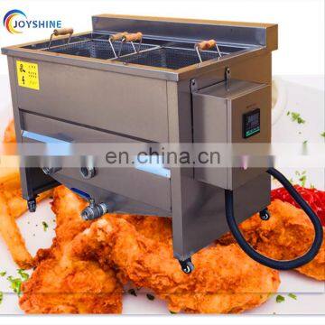 Commercial Continous Gas Deep Pork Rinds Frying Line Fyer For Peanut