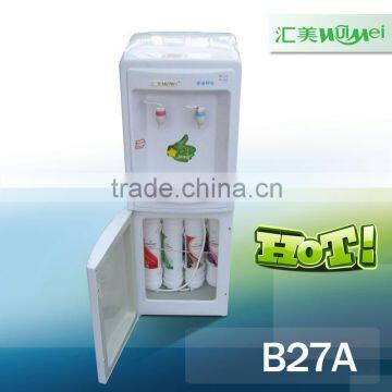 Hot cold water dispenser with 7 stage purification system