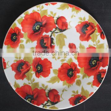 porcelain dinner plate with full decal weddings decorationporcelain christmas plates with cheap price and good quality
