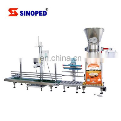 Semi Automatic Stainless Steel 10kg 25kg Egg Salt Powder Packing Machine For Food