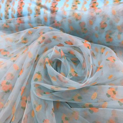 Digital Printed Cushion Cover Factory Sublimation Pleated Polyester  Fabric
