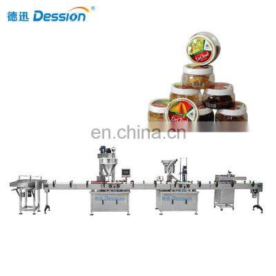 50g 100g 250g Shisha Tobacco Can Jar Filling Packing Machine Automatic Production Line