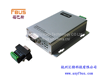 Hangzhou huite Technology FBUS FBPORT2120  1 RS232/485/422 port to network port device transparent transmission 12-48v power supply manufacturer