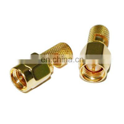 SMA-J-3 SMA Male Connecator for RG58/RG142, 50-3 RF Coaxial Connector SMA Male Connector