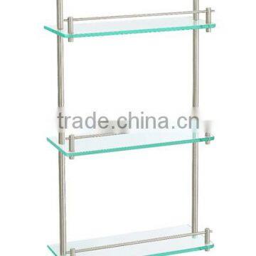 triple tier front glass rack