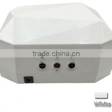 Made In China hands sensor diamond shape 36w uv nail lamp ccfl led nail uv lamp