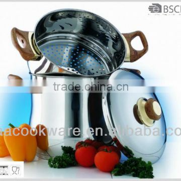 304 Stainless Steel Casserole with Steamer